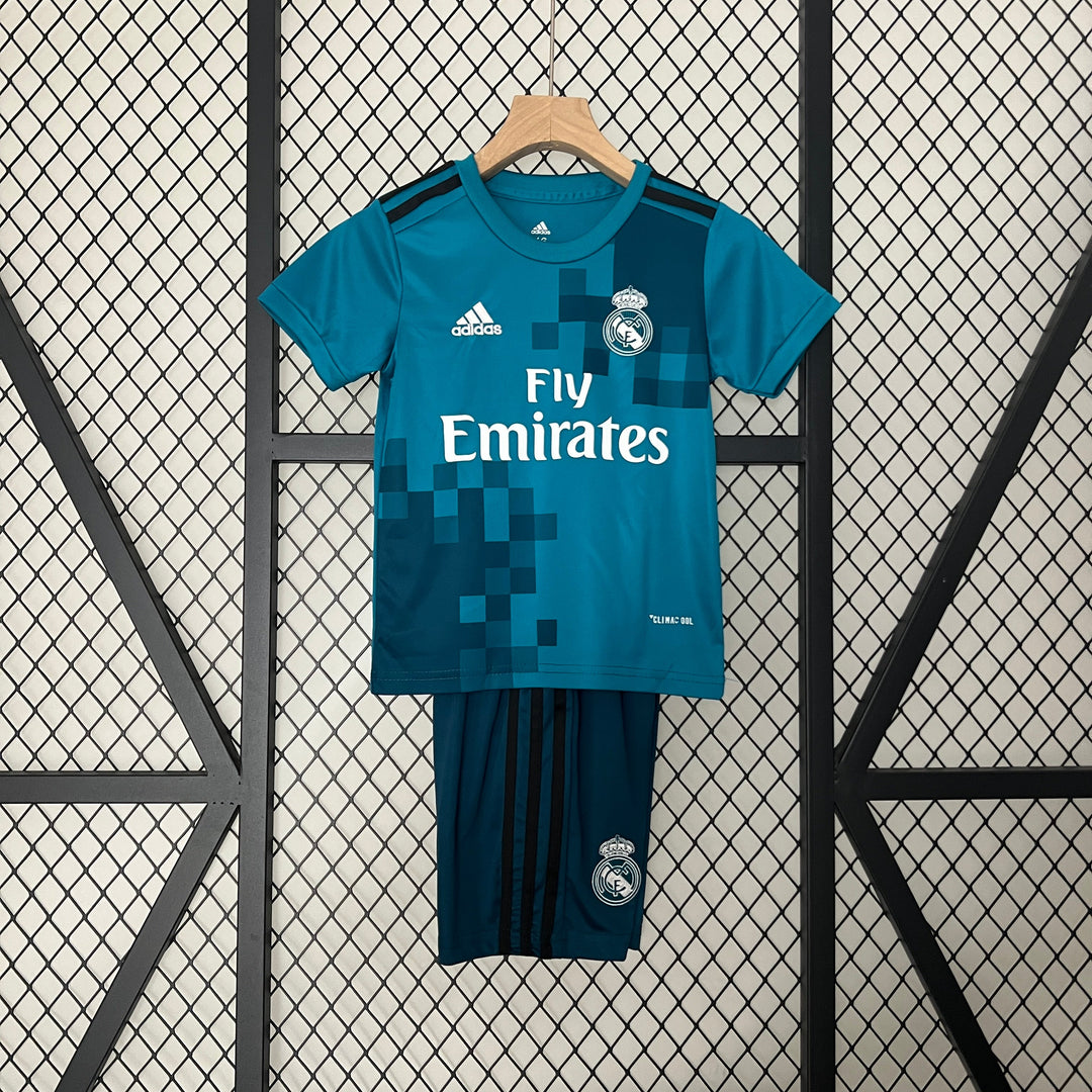 REAL MADRID 2017 - 2018 TREDJEDRAKT FOR BARN