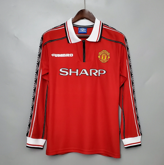 MANCHESTER UNITED 1998 - 1999 KOTIPAITA PITKÄHIHAINEN