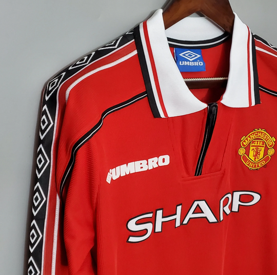 MANCHESTER UNITED 1998 - 1999 KOTIPAITA PITKÄHIHAINEN