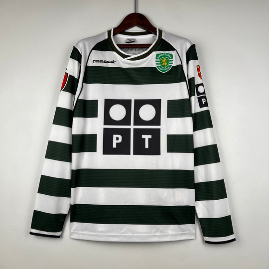 SPORTING LISBON 2001 - 2002 KOTIPAITA PITKÄHIHAINEN